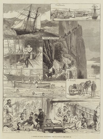 Croisière de volontaires navals, voyage en Norvège - Sir John Charles Robinson